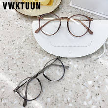 VWKTUUN круглые оправы для очков для женщин и мужчин TR90 оправы для очков при близорукости очки с блокировкой сисветильник новые компьютерные очки для чтения 2024 - купить недорого