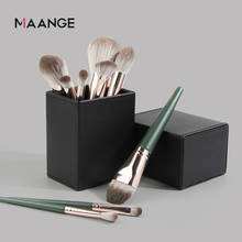 MAANGE 14Pcs Makeup Brushes Set Cosmetic Foundation Powder Blush Eye Shadow Lip Make Up Brush Tool Kit Maquiagem with Holder 2024 - buy cheap