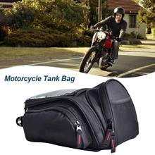 Universal Motorcycle Tail Tank Bag Waterproof Magnetic Motorbike Saddle Bag Oil Fuel Tank Bag With Transparent Cell Phone Pocket 2024 - buy cheap