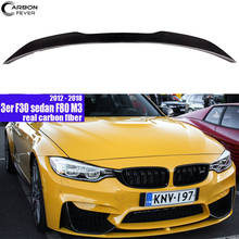 Alerón de fibra de carbono para coche, accesorio para BMW F80 M3 y F30 3 Series 2012-2018, CF, estilismo 2024 - compra barato