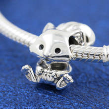 2020 New Autumn 100% 925 Sterling Silver Cute Squirrel Charms Beads Fit Bracelet Original DIY Fine Jewellery For Women Gift 2024 - buy cheap