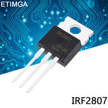 10 unids/lote IRF2807PBF-220 IRF2807 TO220 nuevo MOS transistor FET 2024 - compra barato