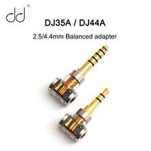 Сбалансированный адаптер DD DJ35A DJ44A 2,5/4,4 мм, подходит для балансирующего кабеля наушников 2,5 мм (от 2,5 до 3,5/2,5 до 4,4) 2024 - купить недорого
