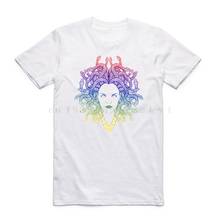 Medusa Men Women Print White T-shirts Summer Short Sleeve O Neck Funny T Shirt Men Fashion Streetwear Clothing Tops Tees 2024 - buy cheap