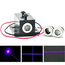Dot Line Cross Violet Blue Lights 405nm 20mw Laser Diode Module 12x30mm 3V Driver Adjustable Head 2024 - buy cheap