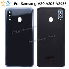 For Samsung Galaxy A20 A205 A205F Back Battery Cover Glass Housing Cover for Samsung A20 Door Rear Case Replacement 2024 - buy cheap