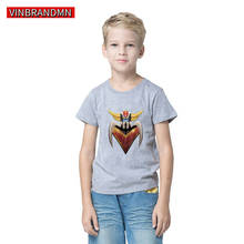 Anime Mazinger Z T-Shirts Boys Children T Shirt Fashion Child Tops Warrior Lover Cute Clothing UFO Robot Grendizer Goldorak Tees 2024 - buy cheap