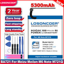 LOSONCOER-Batería de teléfono BA721 de 5300mAh, buena calidad, para Meizu Meilan Note 6 M721Q M6 Note M721H M721L 2024 - compra barato
