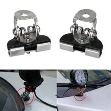 2pcs Universal Car 4X4 4WD A Pillar Hood LED Work Light Bar Mount Bracket Clamp Holder Steel Offroad Holder 2024 - buy cheap