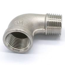 1/2" BSP Female to Male Thread 304 Stainless Steel 90 Degree Elbow Connector Pipe Fitting water oil air 2024 - buy cheap