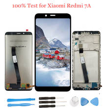 Marco de pantalla LCD de 5,45 "para Xiaomi Redmi 7A, montaje de digitalizador con pantalla táctil, piezas de reparación 2024 - compra barato