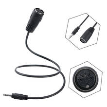 Pohiks adaptador macho para 5 pinos, midi din, 1 peça, 3.5mm, fêmea, cabo conversor de alta qualidade para fone de ouvido, cd player 2024 - compre barato