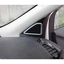 ABS Chrome For Ford Escape Kuga 2017 2018 accessories styling Car A-pillar Speaker horn ring frame panel Cover Trim 2024 - buy cheap