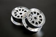 Plastic Chrome Front Wheel Hub Fit for 1/5 HPI ROVAN ROFUN KM GTB TS BAJA 5B 5T 5SC 2024 - buy cheap