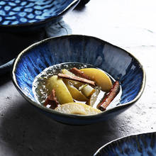 Скандинавская керамическая чаша для фруктов, салатник, современный простой бытовой жареный рис, рыба, закуска, десерт, тарелка для суши, кухонная посуда 2024 - купить недорого