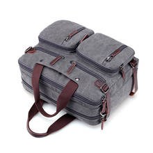 Male Travel Briefcase Messenger Shoulder Tote Suitcase Fashion Business Male Laptop Bags Men Canvas Bag Large Capacity Handbags 2024 - buy cheap