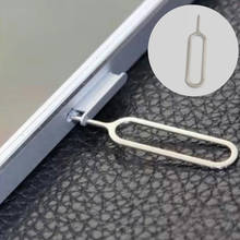Herramienta de Pin de extracción de tarjeta Sim, soporte de bandeja de aguja para tarjeta SIM, para iPhone 7, 6, 5, xiaomi 3, Samsung #25, 10 Uds. 2024 - compra barato