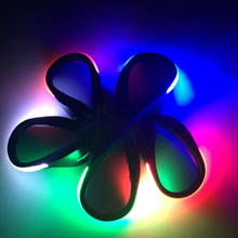 Luminária led colorida para festival rave, festa em neon, luzes noturnas, ideal para segurança e corridas, ciclismo e caminhada 2024 - compre barato