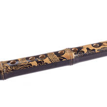 Flutes Woodwind Black Bamboo Chinese Yunnan Bawu G Key Pipe Music Instrument R66E 2024 - buy cheap