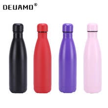 Logo Custom Color cap Cups Water bottles Thermos bottle for water  stainless steel thermos cup Sports Thermocup 500ml 2024 - buy cheap