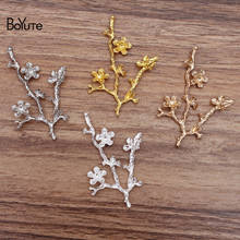 BoYuTe fábrica al por mayor (20 unids/lote) Flor árbol rama Metal aleación materiales Diy accesorios de joyería para el cabello 2024 - compra barato