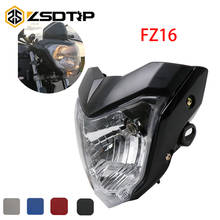 ZSDTRP Universal Rracing Motorcycle Headlight With Bulb And Bracket Used For YAMAHA FZ16 FZER150 YS150 2024 - buy cheap