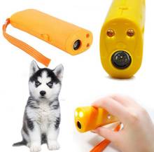 100Pcs/Lot 3 In 1 Anti Barking Stop Bark Ultrasonic Pet Dog Repeller Training Device Trainer With LED 2024 - buy cheap