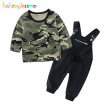 2Piece/Spring Kids Outfits For Baby Boys Clothes Fashion Camouflage Casual Cotton T-shirt+Overalls Toddler Clothing Sets BC1729 2024 - buy cheap