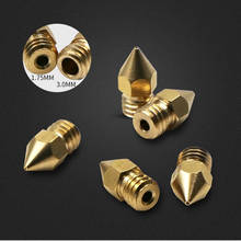 10Pcs 3D Printer Brass Copper Nozzle Mixed Sizes 0.2/0.3/0.4/0.5 Extruder Print Head For 1.75MM MK8 Makerbot 2024 - buy cheap