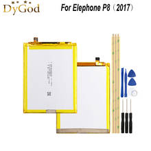 DyGod For Elephone P8 2017 Battery 3600mAh Mobile Phone Replacement Backup Batteria Batterie For Elephone P8 2017 AKKU+Tools 2024 - buy cheap