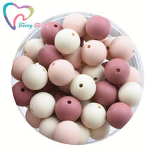 20 PCS Silicone Beads 9-15 MM Loose Beads Baby Teether Toy BPA Free Food Grade DIY Chew Charms Necklace Jewelry Making 2024 - buy cheap