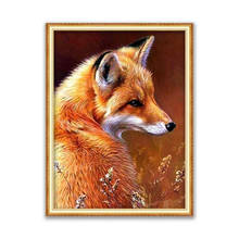 Animal Fox DIY Embroidery 11CT Cross Stitch Kits Needlework Craft Set Printed Canvas Cotton Thread Home Decoration Hot Sell Sale 2024 - buy cheap