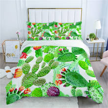 Nordic bedding set Duvet cover set pillow case 50x75 Bed linens Bed cover 220x240 140x200 150*200 cactus 2024 - buy cheap