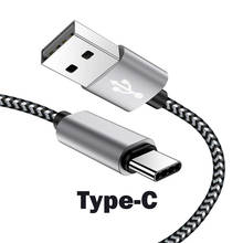 Cabo usb tipo c de carregamento para huawei, 1 metro, p20/pro/lite/mate 10/pro p9 nova 2s 3e 2024 - compre barato