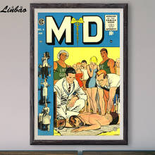 V164 1955 Comic Book MD! Vintage Classic Movie Custom Silk Poster Home Deco Wall Art Christmas Gift 2024 - buy cheap