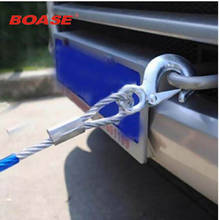 Heavy Duty 4M 5 Tons High Strength Hook Steel Wire Trailer Car Emergency Towing Rope SUV Road Recovery Car Accessories 2024 - buy cheap
