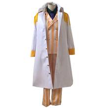 Fantasia de cosplay de borsalino, traje para cosplay de kizaru taisho borsalino, conjunto de uniforme de alunos, roupas de halloween do anime, uma peça, 2020 2024 - compre barato