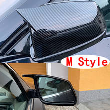 M style Bright Black High Quality Replacement Rearview Mirror Cover for BMW 5 6 7 serie F01 F02 F03 F04 F06 F07 F10 F11 F12 F13 2024 - buy cheap