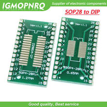 5 шт. TSSOP28 SSOP28 SOP28 для DIP28, плата для передачи данных, адаптер DIP-Pin, плата Pitch, адаптер для погружения на DIP-28, в SOP-28, для DIP-28, для TSSOP-28 2024 - купить недорого