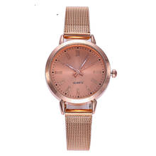 Relógio analógico de quartzo, para moças, elegante, feminino 2024 - compre barato