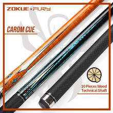 Fury ZOKUE Carom Cues 3 Cushion Cues Professional 11.8mm PU Grip Unique 10 in 1 Technical Shafts Quick Joint Billiard Carom Cue 2024 - buy cheap