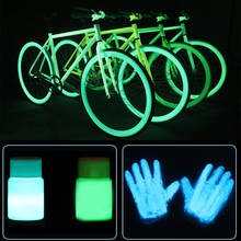Pintura luminosa acrílica que brilla en la oscuridad, pigmento brillante, resistente al agua, para decoración de bicicletas, 20g 2024 - compra barato