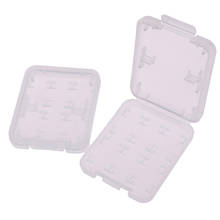 2Pcs 8 in 1 Transparent Hard Micro SD SDHC TF MS Memory Card Storage Box Protector Holder Hard Case Memory Card Storage Box 2024 - buy cheap
