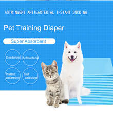 Pañal superabsorbente para mascotas, almohadillas desechables para entrenamiento de perros y gatos, alfombrilla para pañales saludables, 4 tamaños 2024 - compra barato