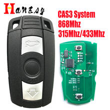 3 Buttons Remote Key For BMW E89 E92 E93 E88 E91 E90 E82 X5 Z4  1 3 5 7 Series Smart Key CAS3 System 315MHz/433MHz/868MHz 2024 - buy cheap