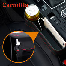 Carmilla Car Seat Gap Storage Box Organizer Holder for AUDI A1 A3 A4 A5 A6 A7 A8 TT Q3 Q5 Q7 A4L A6L B5 B6 B7 C5 C6 C7 Parts 2024 - buy cheap