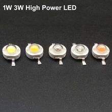 Diodos de bombilla LED para lámpara de alta potencia CREE 1W 3W, Real vatio completo, SMD 110-120LM, Chip LED para luz descendente de 3W-18W, 10 Uds. 2024 - compra barato
