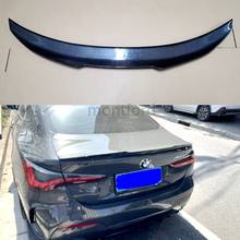 For BMW 4-Series G22 2-Door  Sedan & 2020-2022 PSM Style Rear Wing Spoiler Lip Real Carbon Fiber Trunk Spoiler Wing 2024 - buy cheap