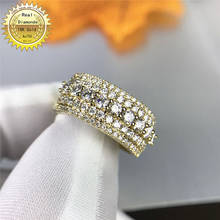 Anillo de oro blanco de 18k, 1,28 CT, Diamante Real Natural, joyería, compromiso y boda, con certificado 2024 - compra barato