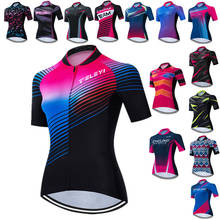 Weimostar 2021 Cycling Jersey Women Short Sleeve Team Cycling Clothing Summer MTB Bike Jersey Tops Racing Sport Bicycle Shirt 2024 - buy cheap